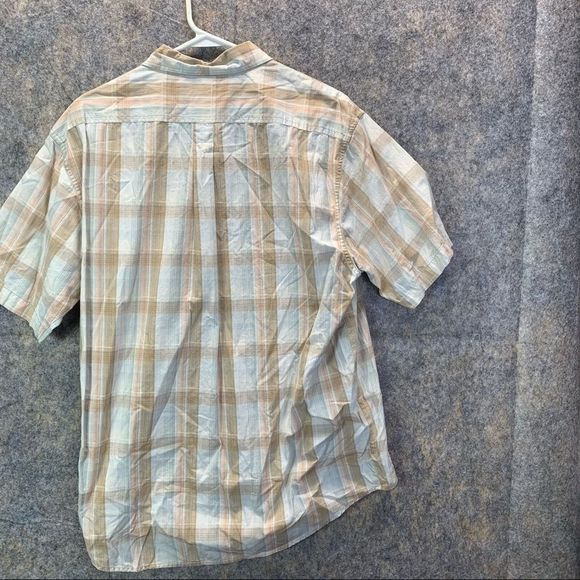 Calvin Klein Shirt Men's Large Adult Cream  Long Sleeve Cotton Lightweight - Picture 7 of 10